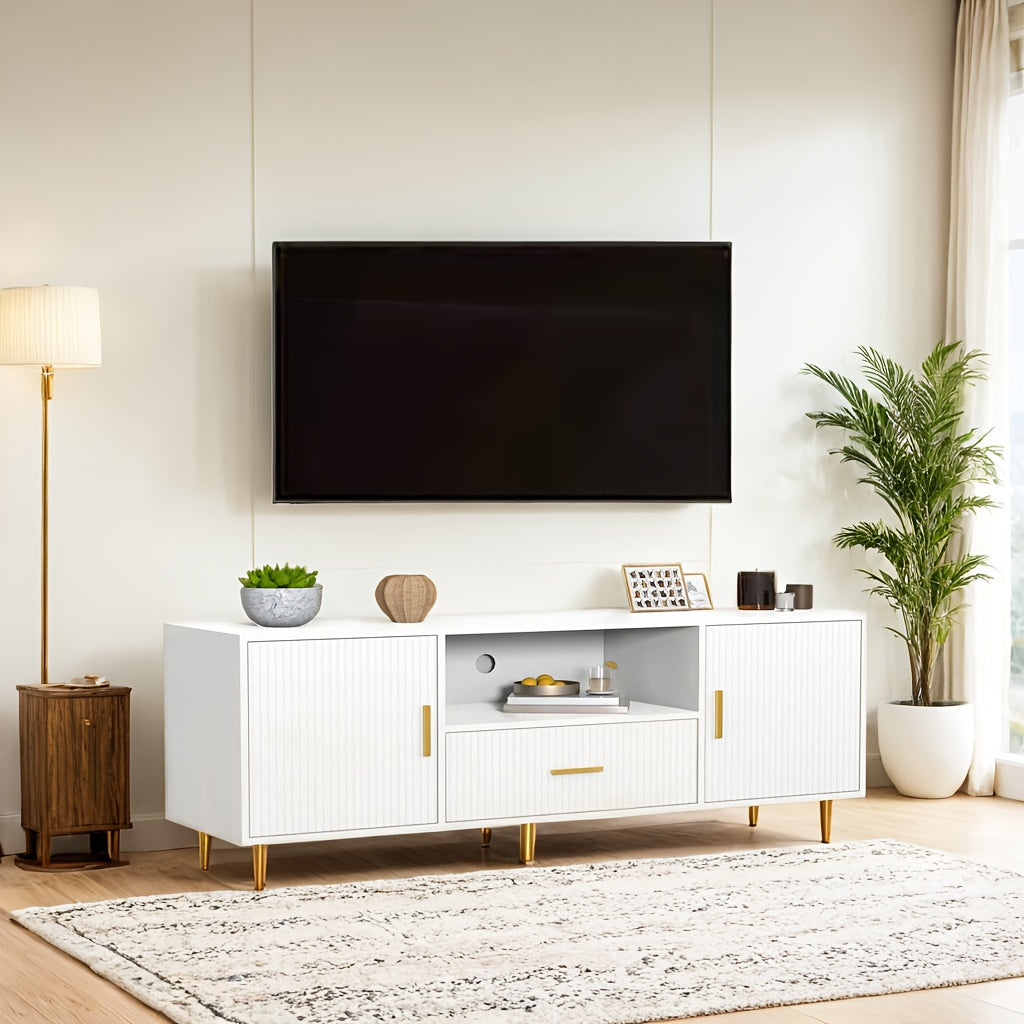 Furnify Luxury TV Stand, Entertainment Center For TVs Up To 65\