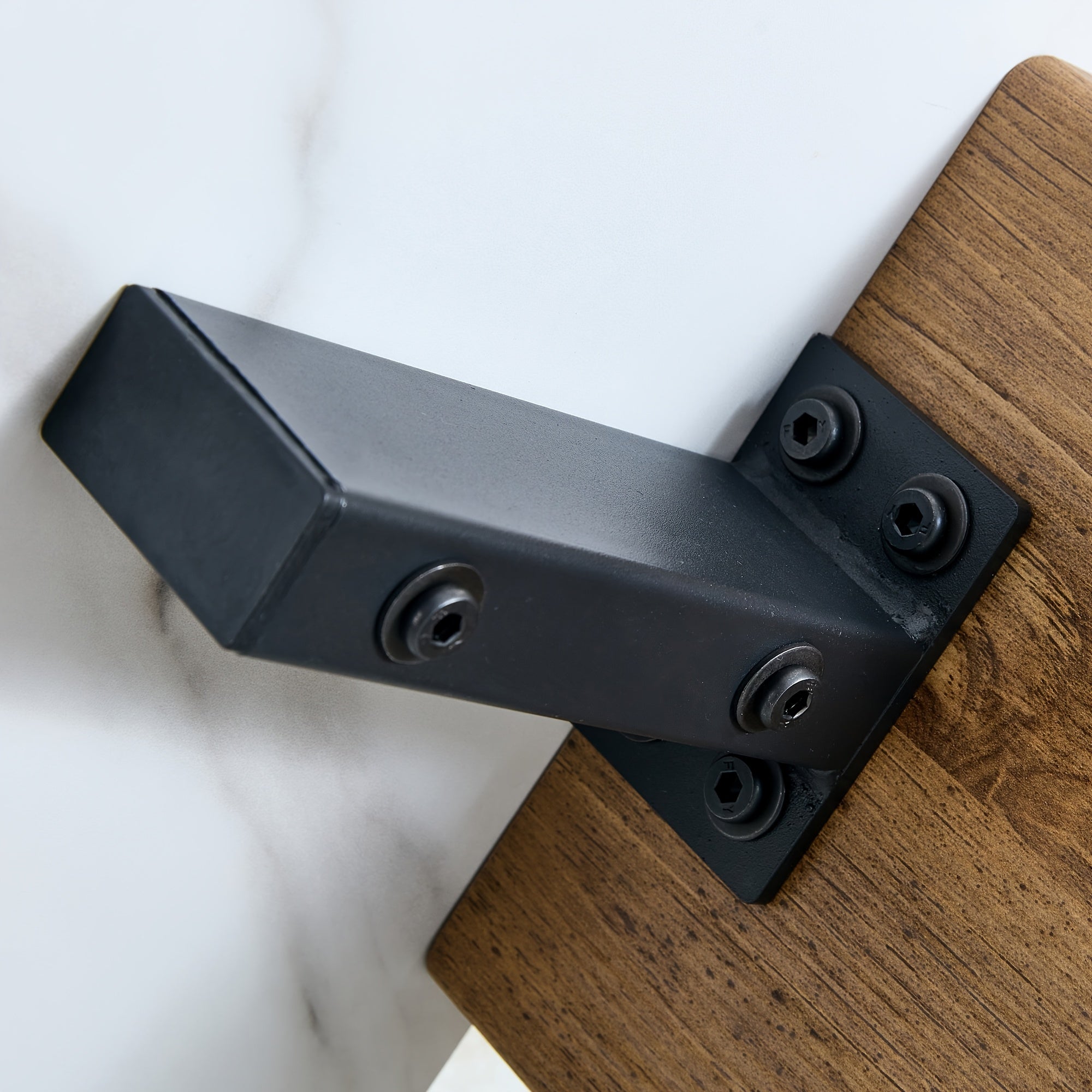 Coffee Table For Living Room, Modern Contemporary 31-Inch Hexagonal Coffee Table With White Faux Marble Tabletop, MDF Wood-Tone Three-Leg Base, Compact Small Center Table For Home Or Office, Easy Assembly, L31 X W27.4 X H13.6 In, Coffee Table Decor