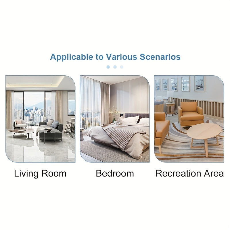 Tempering Glass Coffee Tables For Living Room Round Coffee Tables Modern Double Layer Round Table Circle Coffee Table For Small Space Home Office, Durable And Not Easily Broken, With A Modern And Fashionable Design Feel(35.4 Inch*17 Inch)