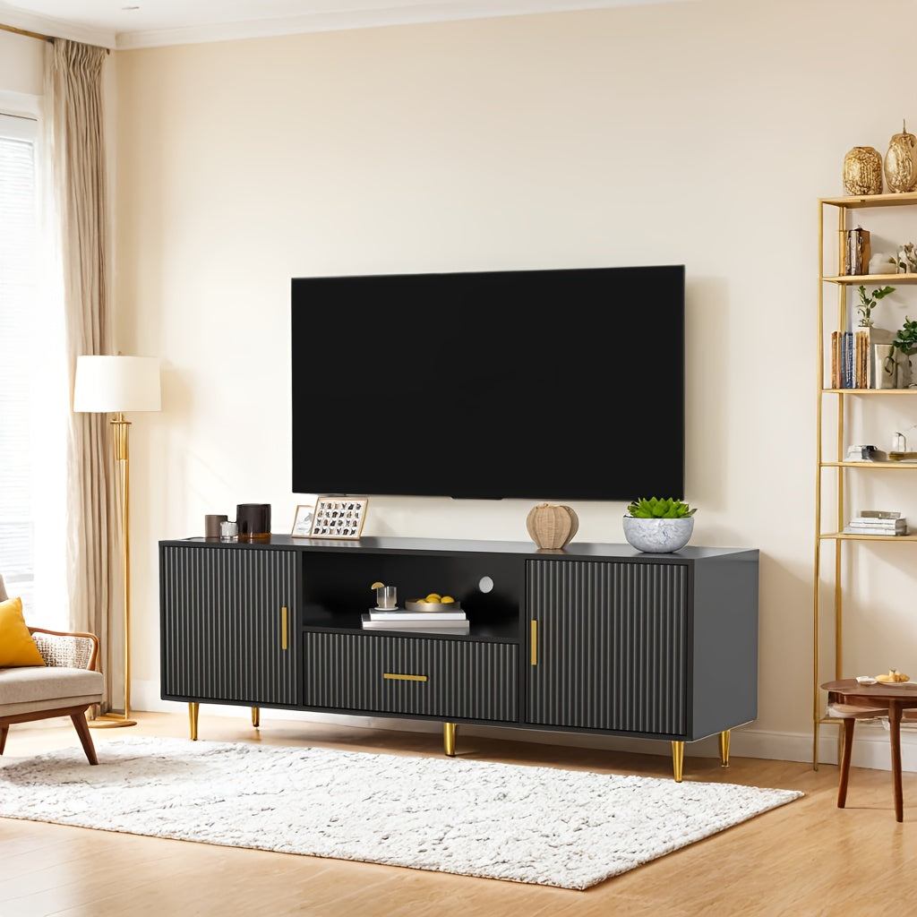 Furnify Luxury TV Stand, Entertainment Center For TVs Up To 65\