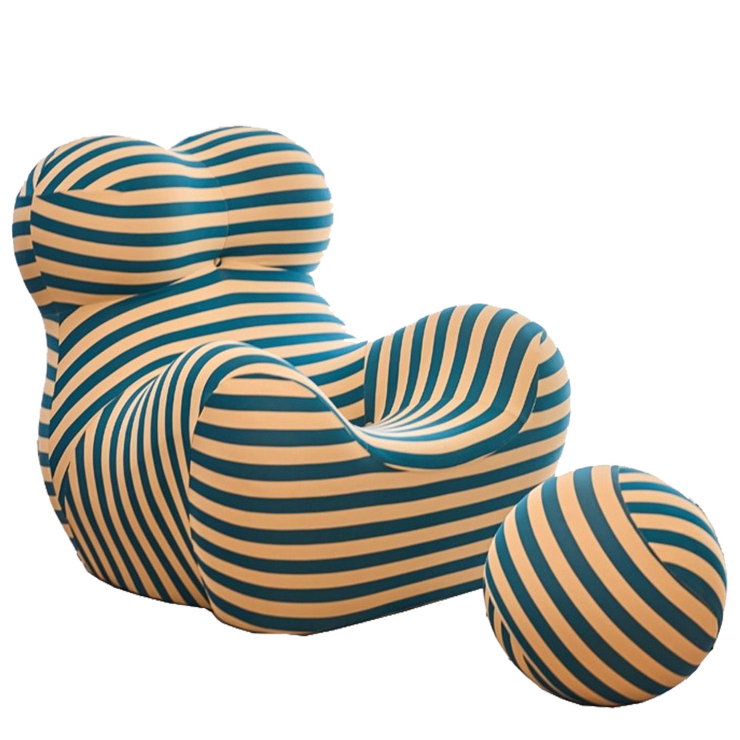 Luxury Ergonomic Recliner Chair with Footrest - (Filler Included) No Assembly Required, Memory Foam Cushioning & Armrests, Modern Living Room\u002FBedside Lounge Chair in - Easy-Clean Fabric Sofa for Home Theater, Reading Nook - Ideal Gift for Women