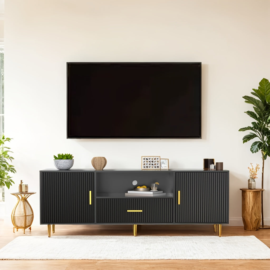Furnify Luxury TV Stand, Entertainment Center For TVs Up To 65\