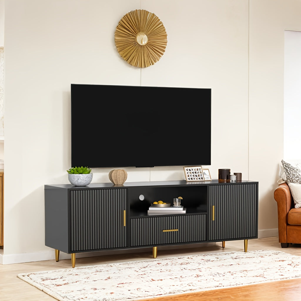 Furnify Luxury TV Stand, Entertainment Center For TVs Up To 65\
