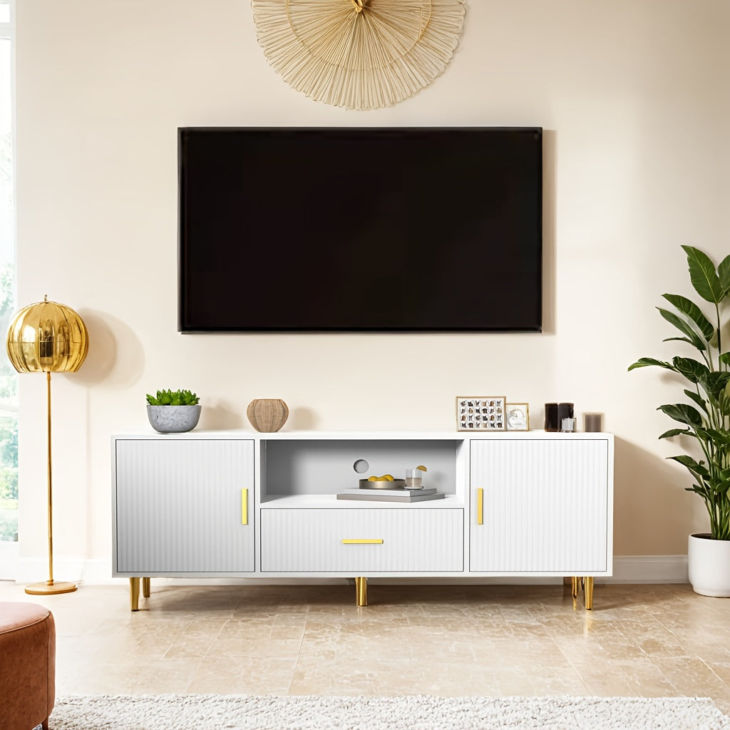 Furnify Luxury TV Stand, Entertainment Center For TVs Up To 65\